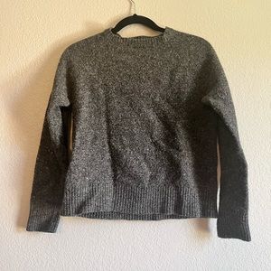 JCrew charcoal grey sweater